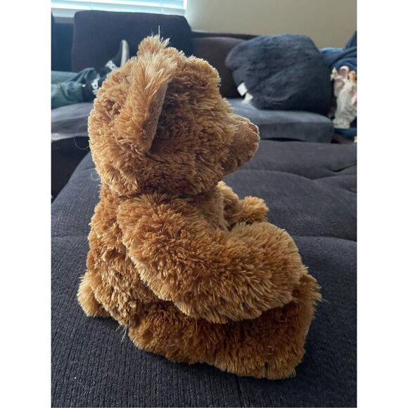 Build-A-Bear Workshop Brown Blue White Shaggy Fur Bear Plush Stuffed Animal 14" - Picture 13 of 14